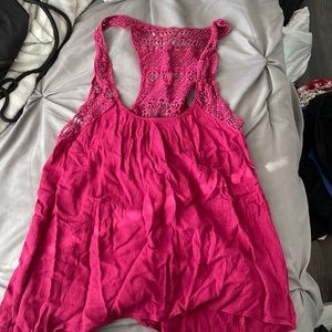 Maroon crop top from rue 21